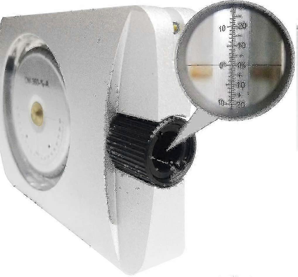 Clinometro professionale in alluminio compatto portatile per altimetro preciso per altezze di misurazione Angoli opes argento-