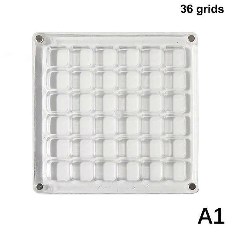 36/64/100 Grids Small Gold Bean Storage Box Acrylic Gold Transfer Pendant Compartment Collection Box Antioxidant Display Box