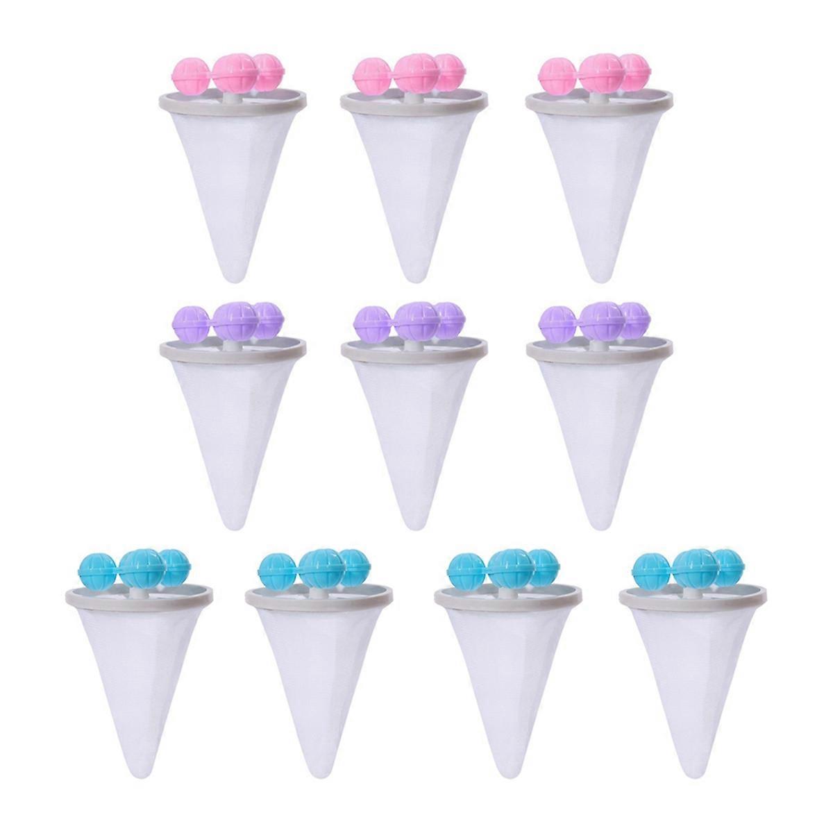 Hair Filter Bag Lint Catcher for Washing Machine Pet Reusable 10Pc