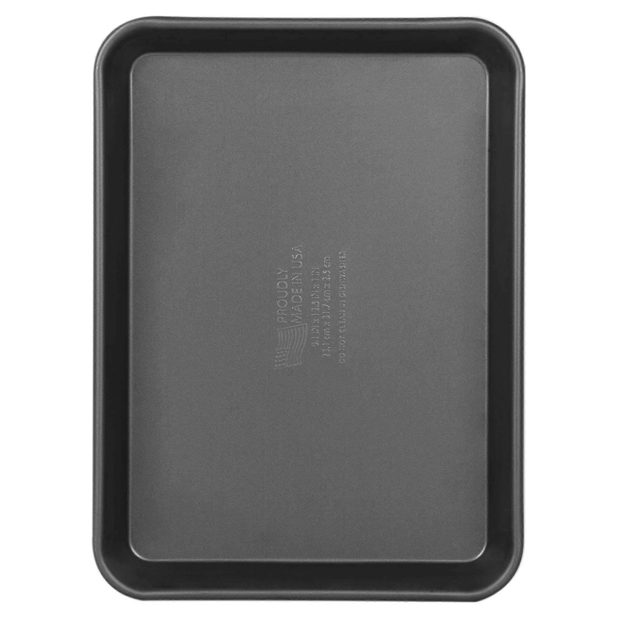 Nonstick Cookie Sheet Baking Pan for Baking 12.5'' x 9.1'' x 1.1''