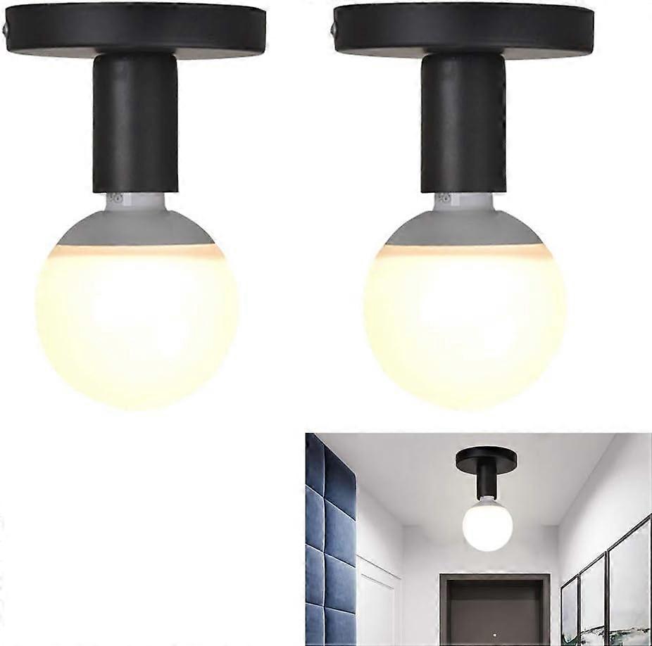 Ceiling Lamp, Adjustable, Matte Black Finish, Semi Flush Mount, Interior Lighting