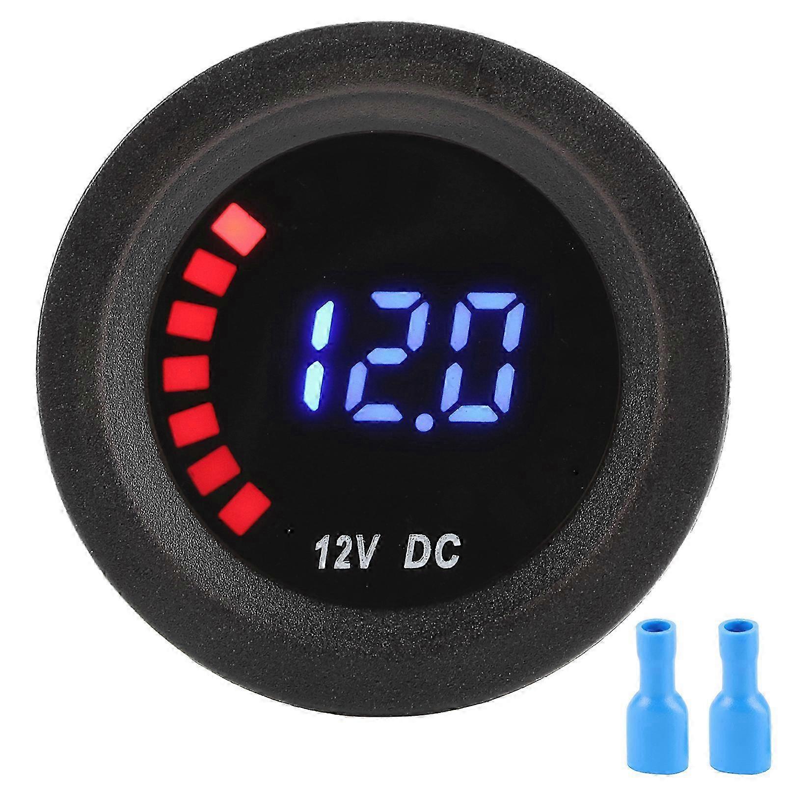 Voltage mètre LED 12V DC Écran couleur