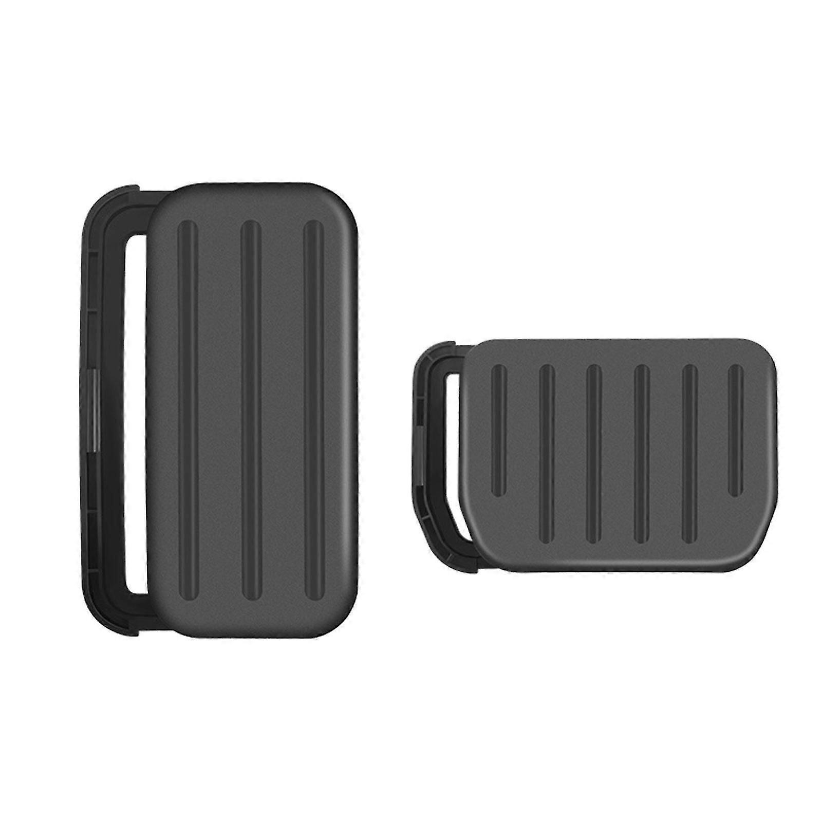 2Pcs Car Foot Pedal Pads Set Directly Replace for Tesla Model 3 Model Y Silver