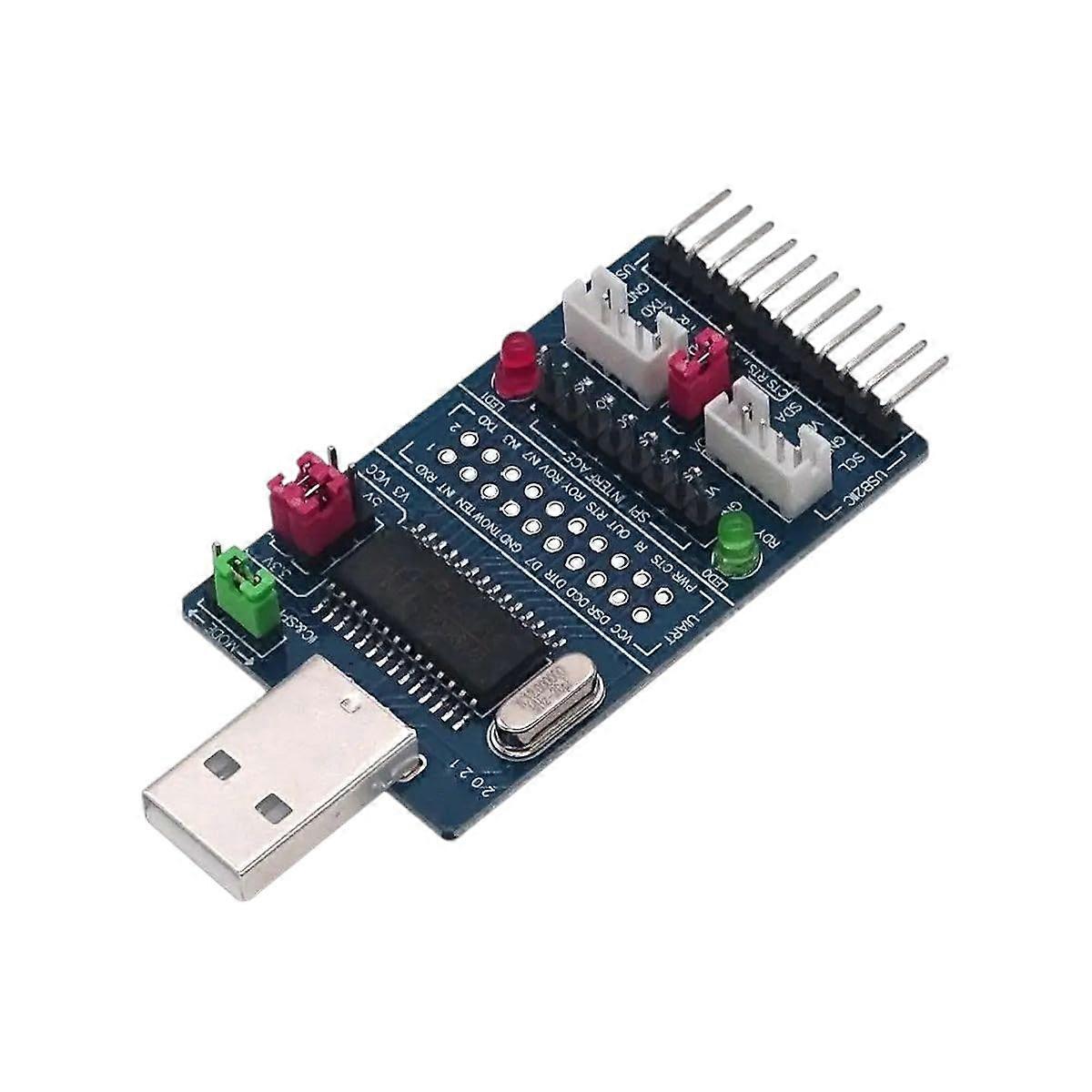 CH341A usab vers I2C/IIC SPI Uart ISP Adaptateur Epp Convertisseur de port mem parallèle pour l’arrivée Électronique haute fiabilité