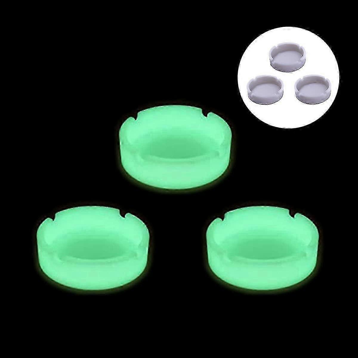 منفضة سجائر باردة تتوهج في الظلام ، منافض سجائر للخارج في الهواء الطلق في الداخل ، صواني رماد مضيئة قابلة للطي