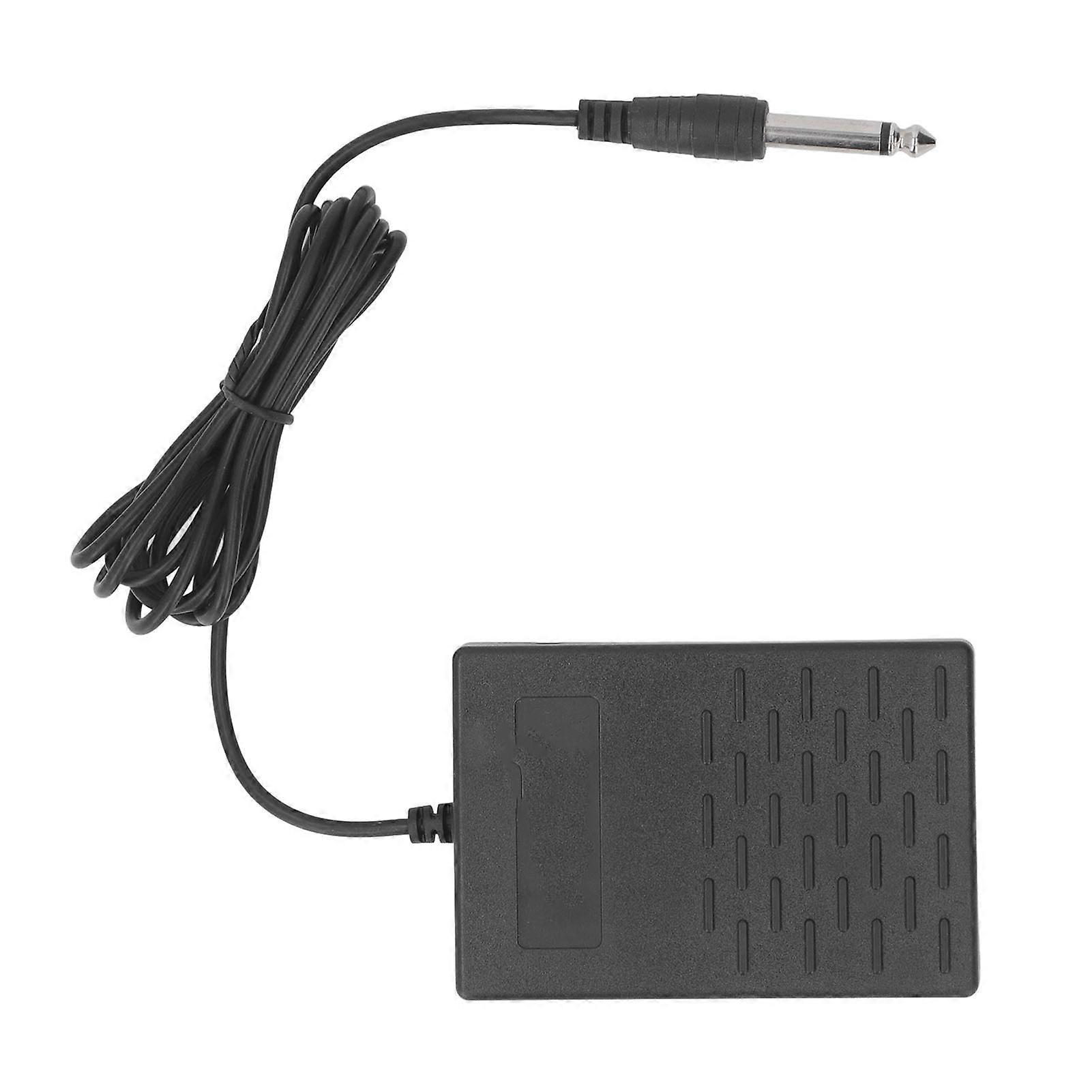 Universal Sustain Pedal for Electric Keyboard, Momentary Switch, Step Synthesizer, 6.35mm, Black