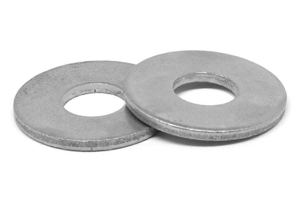 1/2' Flat Washer USS Pattern Low Carbon Steel Plain Finish Pk 100
