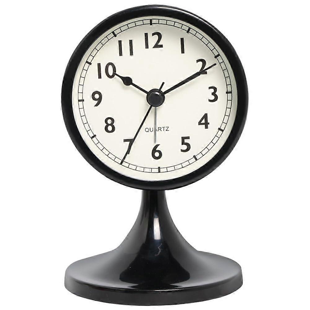 Desktop clock playing clock night lamp, Retro Fireplace Working with Battery Office Employees Sleep