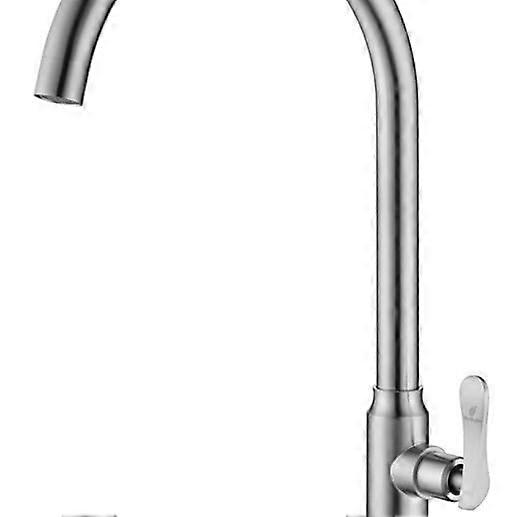 Kitchen Faucet rotatable hot and Cold Laundry Sink Sink Faucet, G Single Cold Brushed