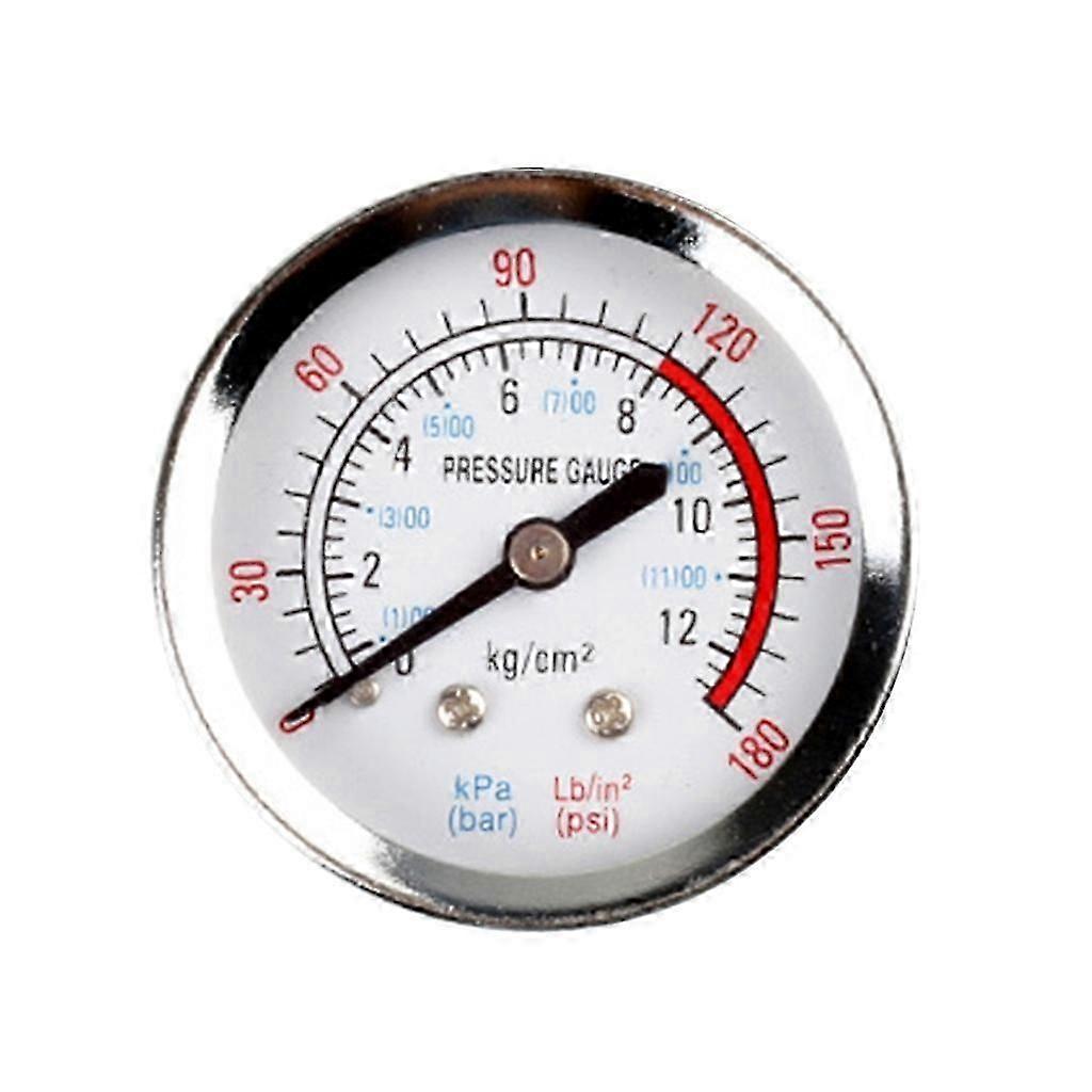 Manometer Luftkompressor Manometer Druckmessgerät 0-180psi
