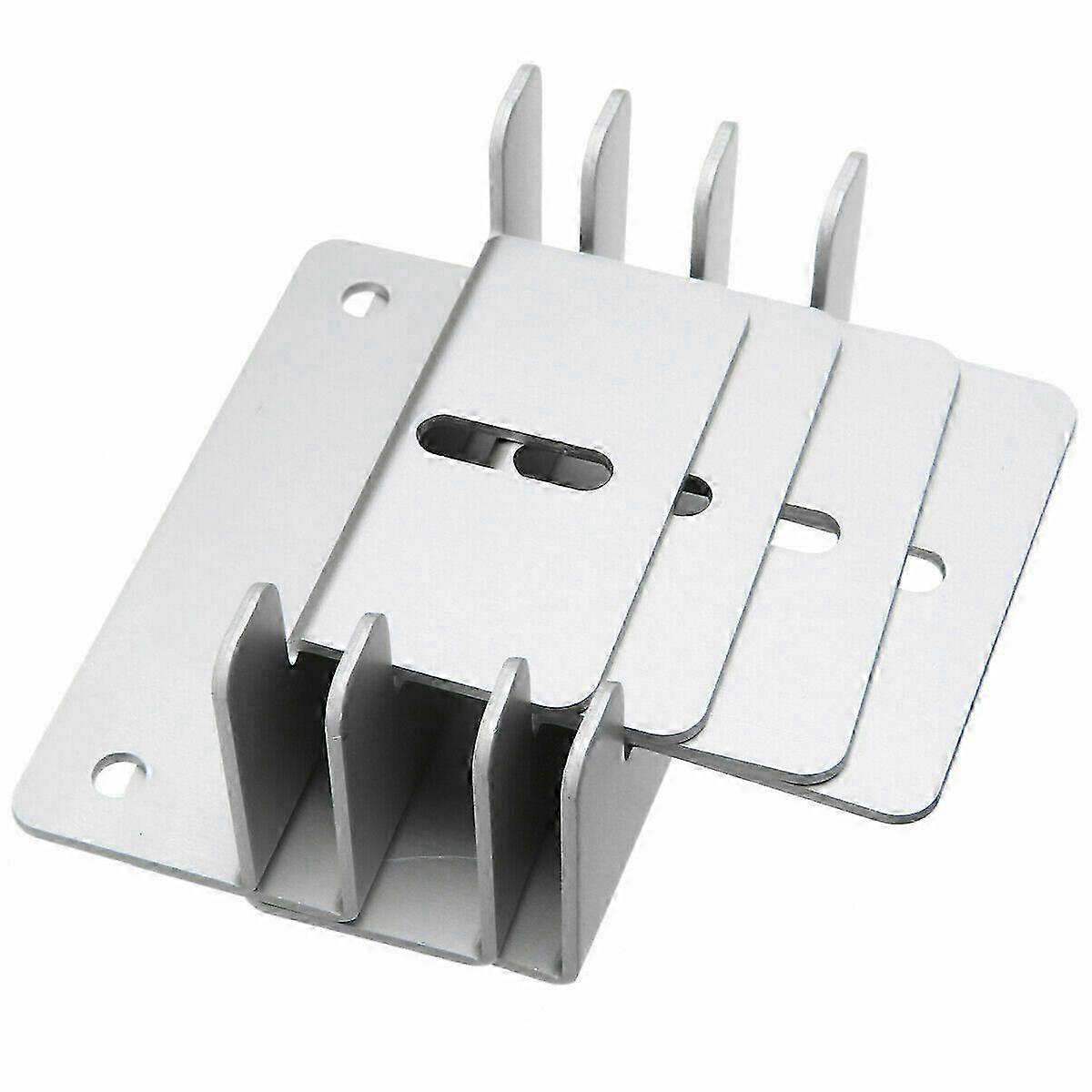 2-pack solpanelsmontering Z-formad klämsystem, husvagn, båt, bil, lastbil, off-grid takmontering (8 fästen totalt)