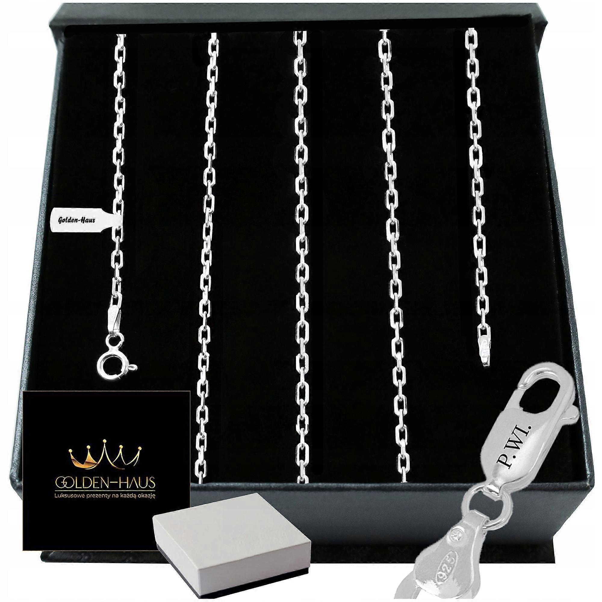 Catena in argento forgiato 925, intera, 60 cm