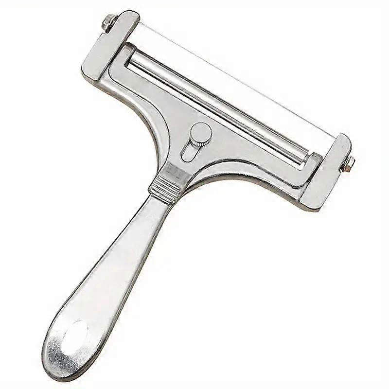 1pc Adjustable Cheese Slicer - Easily Cut Perfectly Thin Or Thick Slices, For Restaurant Use