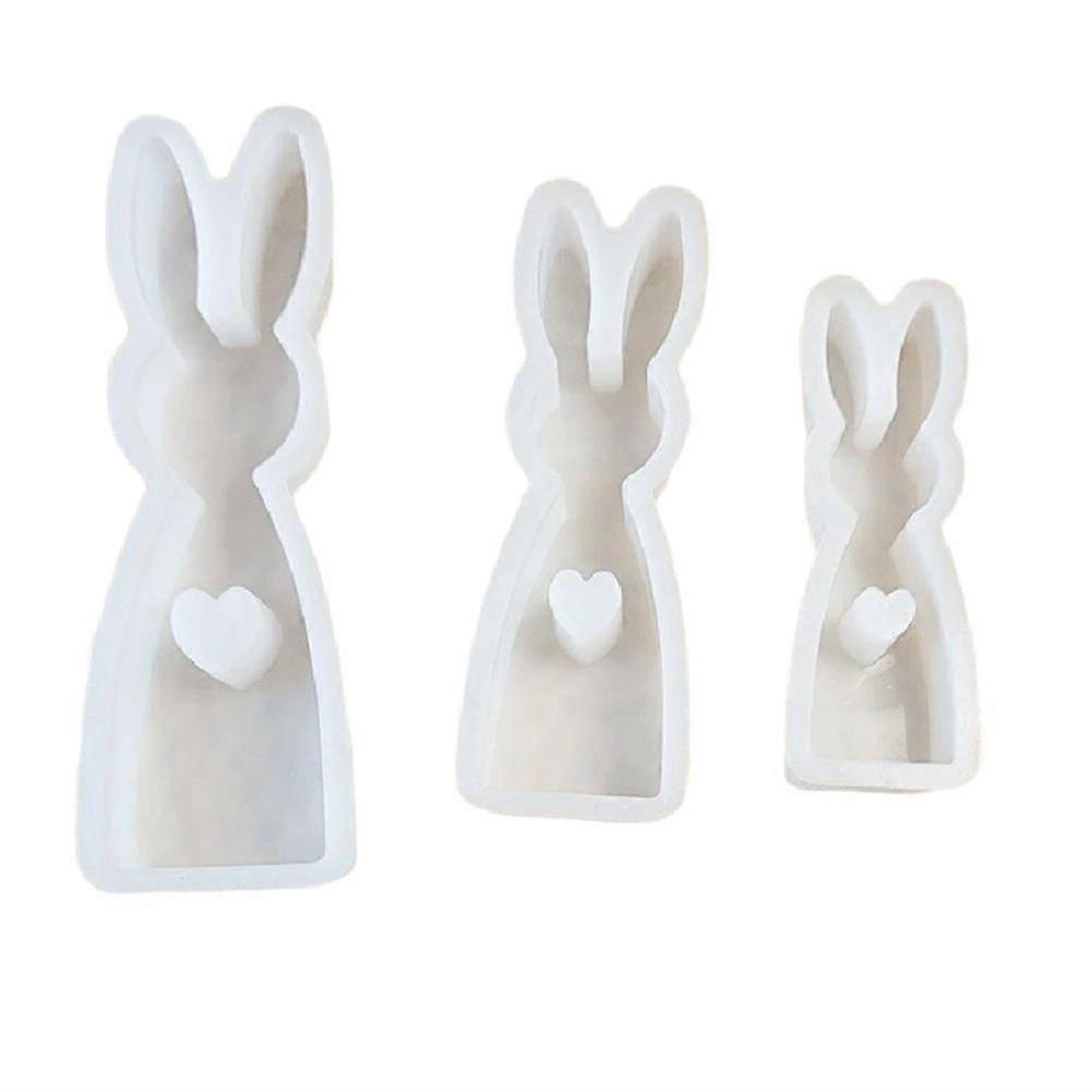 Easter Silicone Mold Desktop RabbitOrnament Silicone Mould Silicone Mold Art Crafts Tools Non-Stick