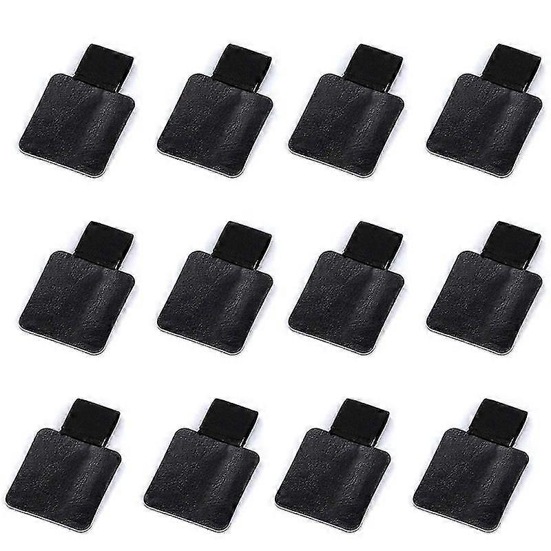 12 Pack Pen Loop Holder, Self-adhesive Pen Holder Pencil Elastic Loop For Notebooks, Journals, Cale