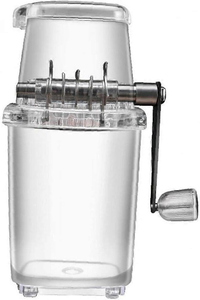 Manual Ice Crusher Shredding Machine Transparent Ice Machine Snow Machine