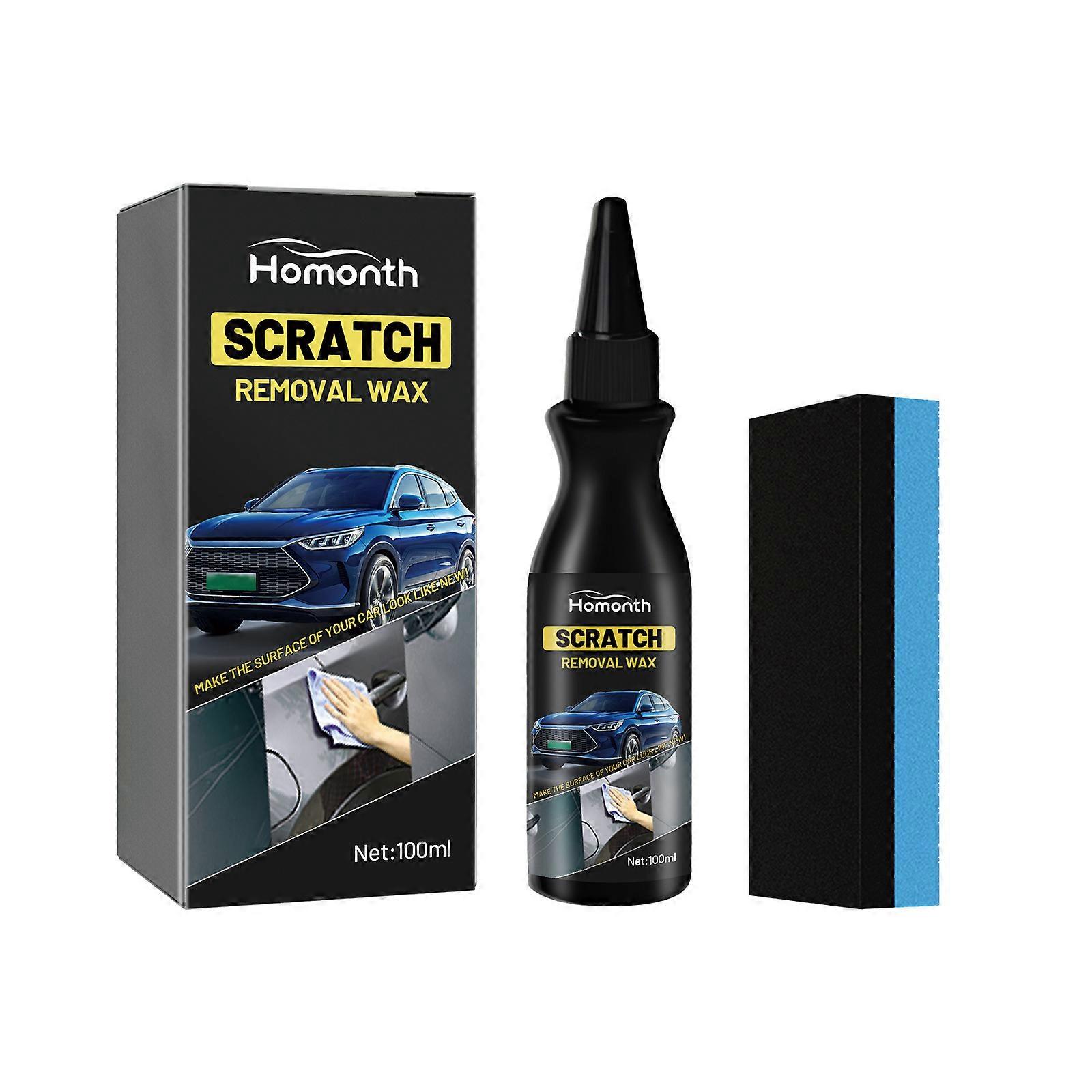 Car scratch remover car paint scratch repair scratch remover kit with sponge for deep scratches on vehicles car scratch repair paste