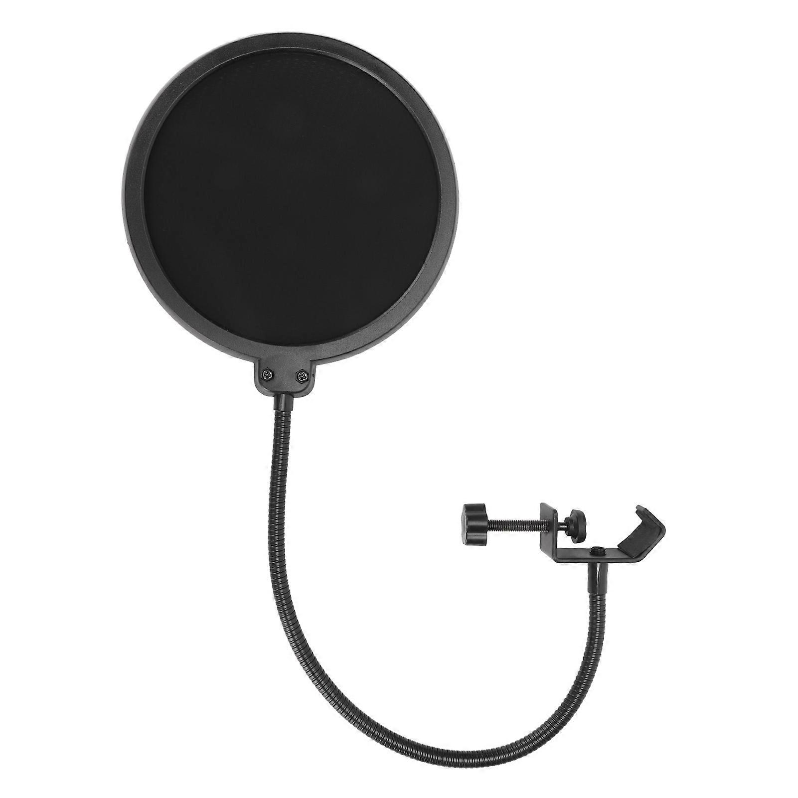 Microphone Filter Double Layer Protection Mic Filter Screen for Recording Studio Microphone Large