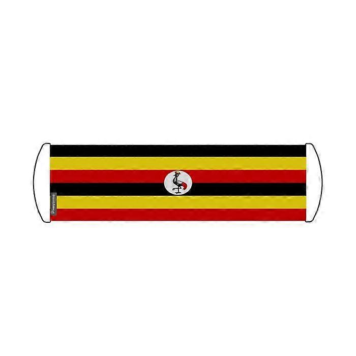 Flag - Uganda - 24 x 70 cm - Polyester - Waterproof - Double-sided