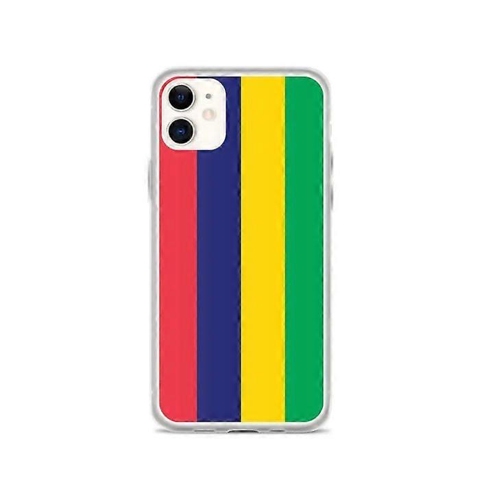 iPhone Case - Mauritius Flag - iPhone 11 - Soft Silicone - Full Protection - Unisex