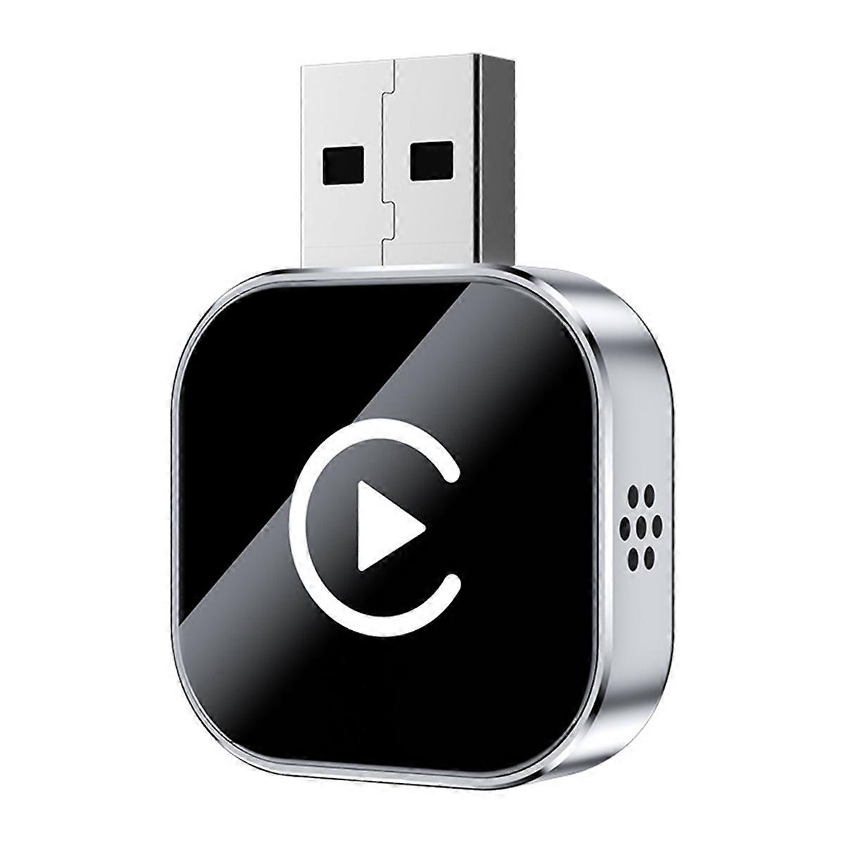 2in1 AI Box Wireless Carplay Android Auto Plug and Play USB CarDongle BluetoothWiFi for Wired CarPl