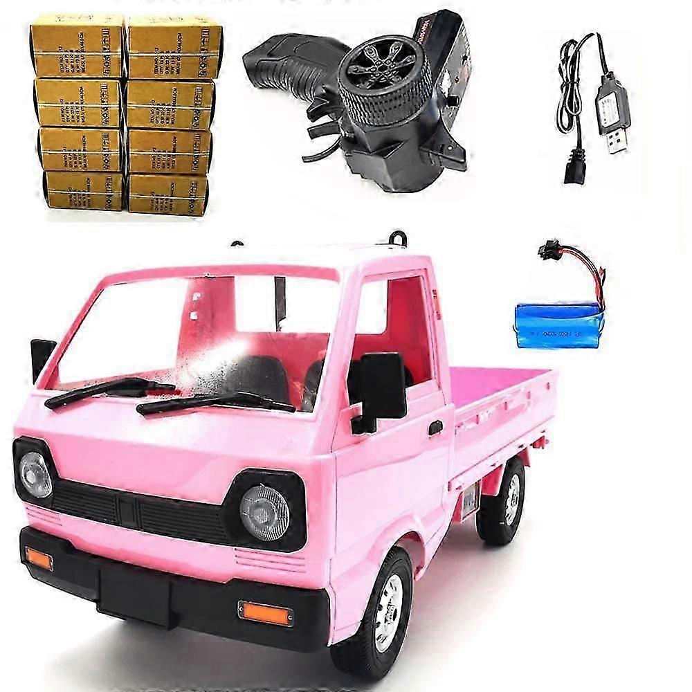 Wpl D12 1/10 2.4g 2WD Camion Crawler Off Road Remote Control Rc Car Vehicle Models Toy