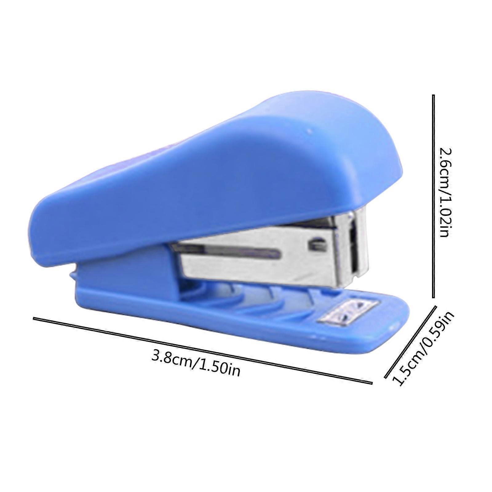 Cute Mini Staplers with Staples and Built-in Staple Remover Student Use Small Portable Stapler Accessory Kit