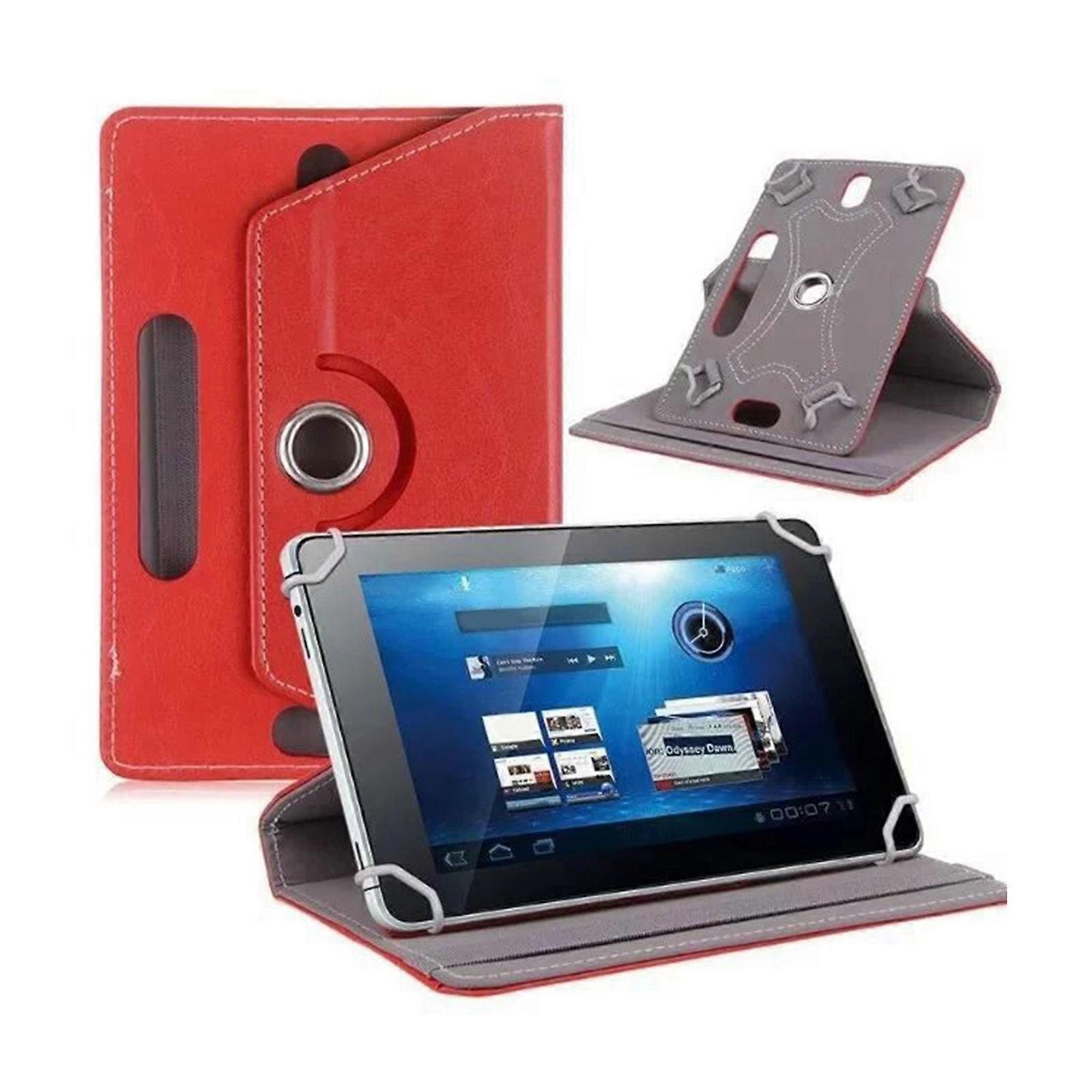 7/8/9/10 inches Universal Flat Case Crystal Pattern Universal Protective Case Tablets Universal Leather Case Red