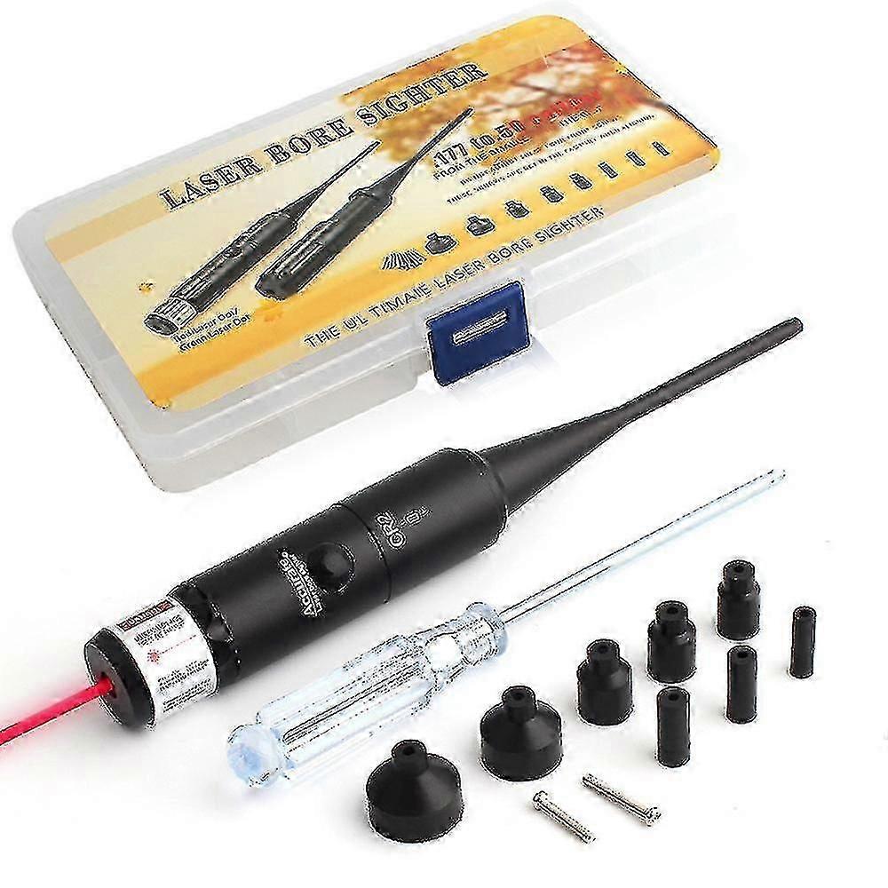 Laser Calibrator Aluminum Alloy Calibrator Turn-free Laser Calibrator 8-hole Adjustable Adapter For 0.177 To 0.50 Caliber