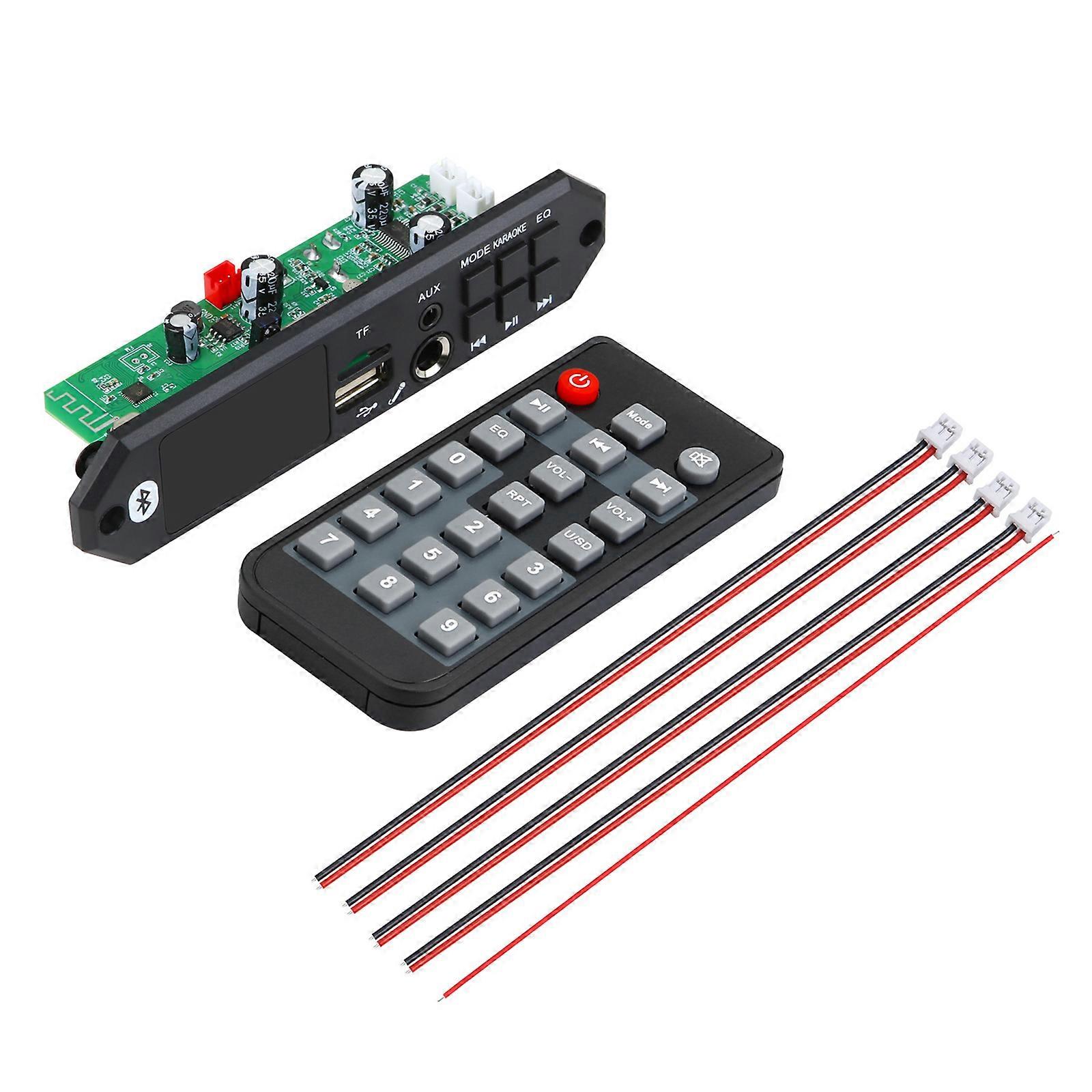 MP3 Music Player USB Module MP3 Decoder Board 2x40W Amplifier Car with Remote Control Support USB Input