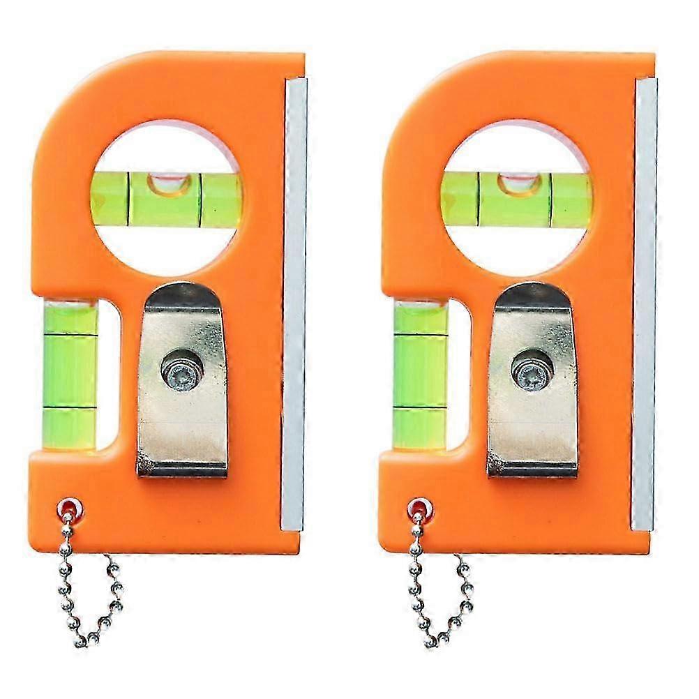 2 buc Mini nivel magnetic pentru accesorii pentru instrumente de măsurare orizontală și verticală