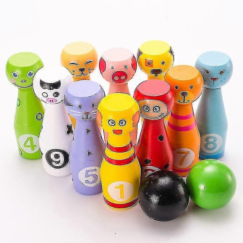 Bowling Set for Kids - 10 Pins & 2 Balls - Fun Interactive Toy for Ages 3-5