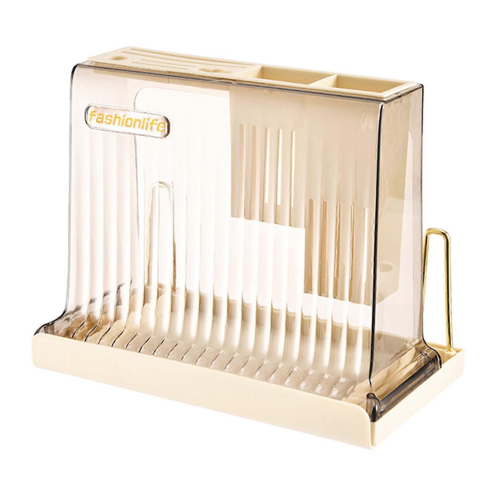 Kitchen Organizer Rack with Drain Tray Large Capacity Sturdy Household for