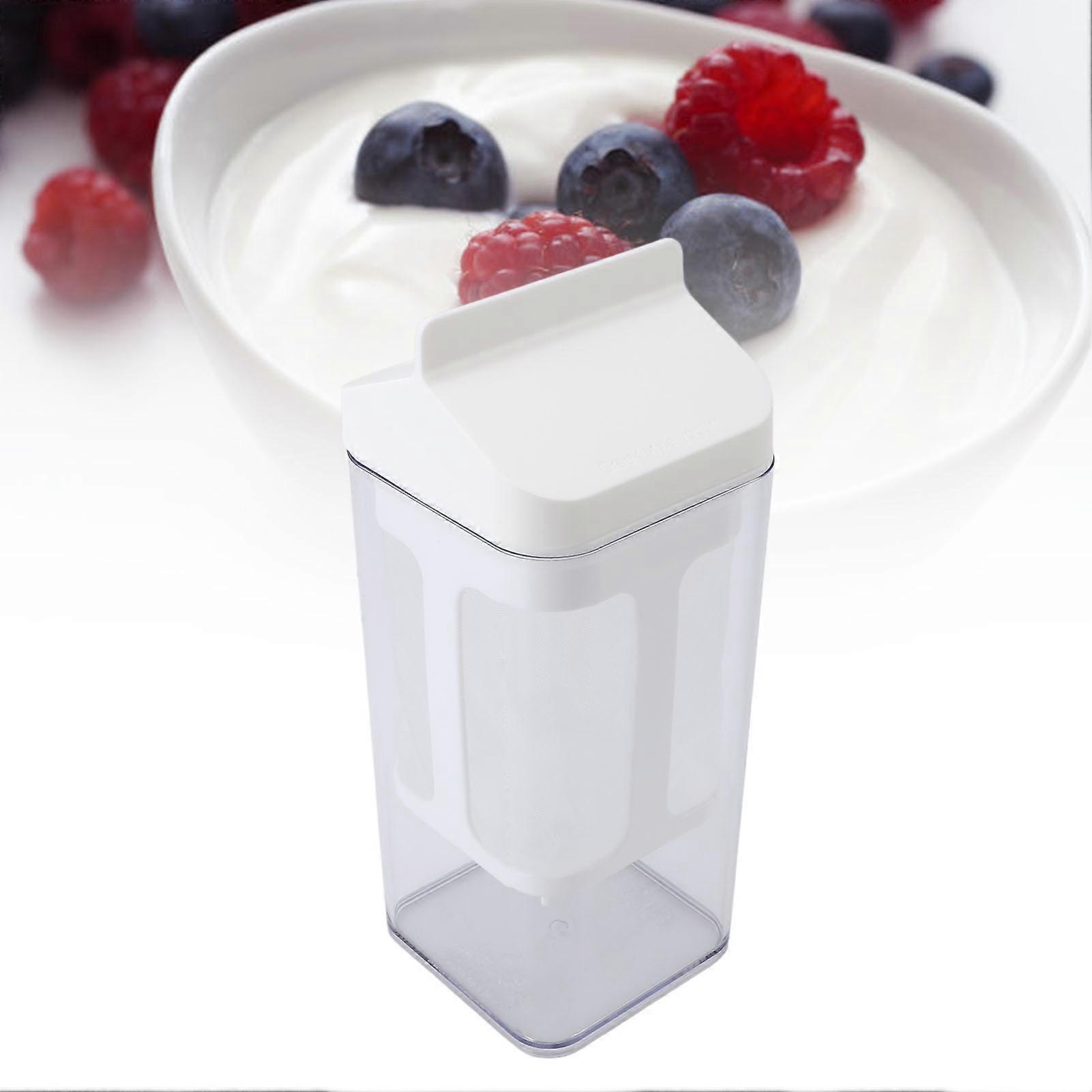 Yogurt Strainer Filter ABS Fine Mesh Reusable Cheese Greek Yogurt Maker Whey Separator for Household 
