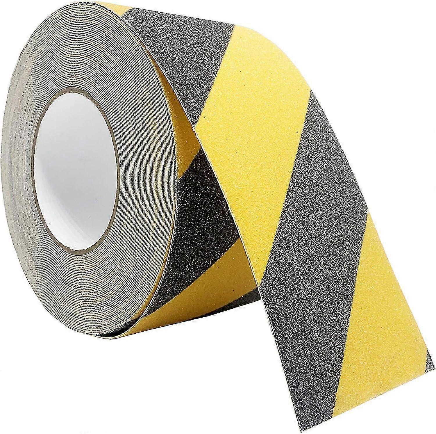 Non-Slip Safety Grip Tape 4inx33ft Non-Skid Tread Safety Tape with High Traction Grit Suitable for Various Applications Yellow
