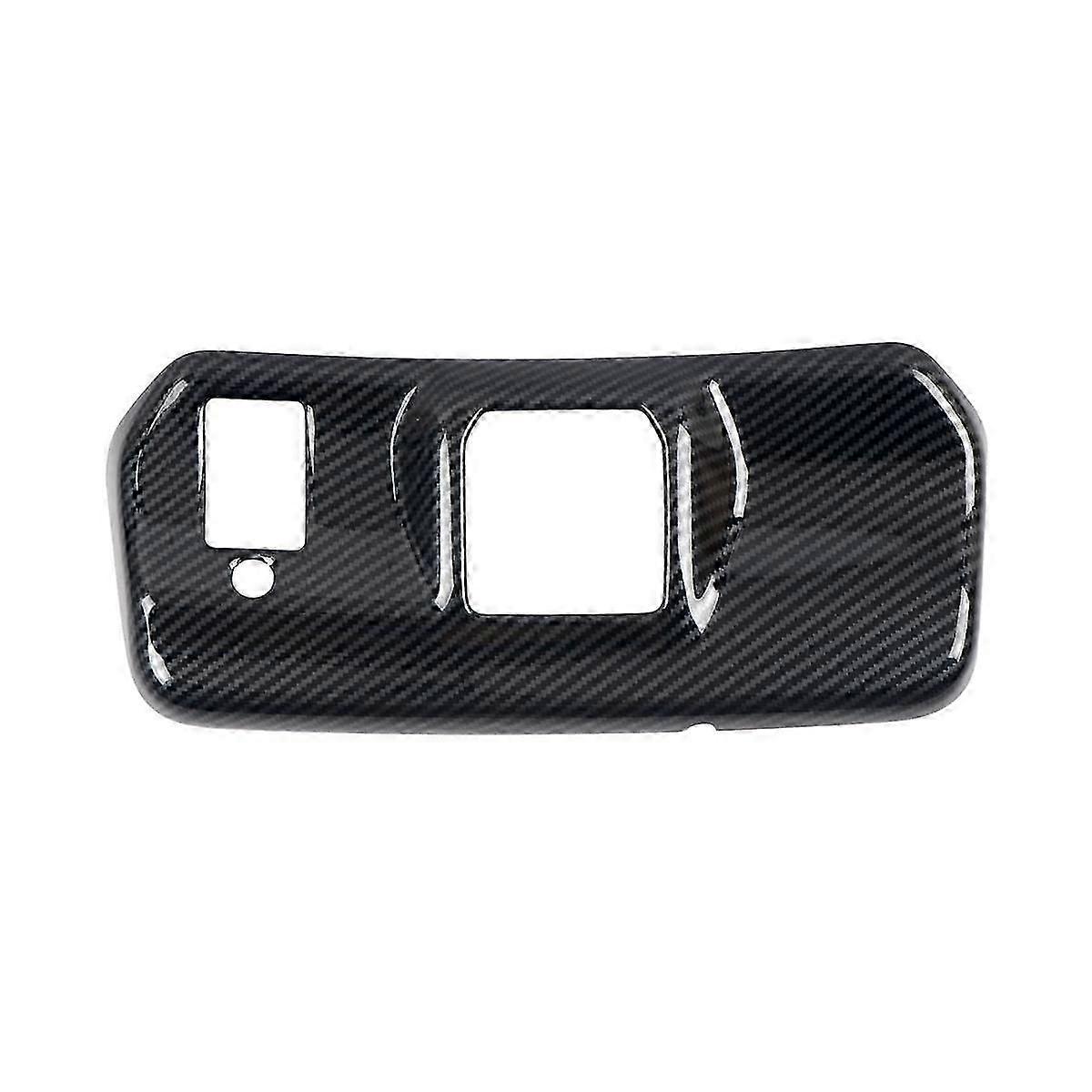 Inre backspegel Panel Cover Trim Tillbehör för 2021 2022 2023 - ABS Carbon Fiber