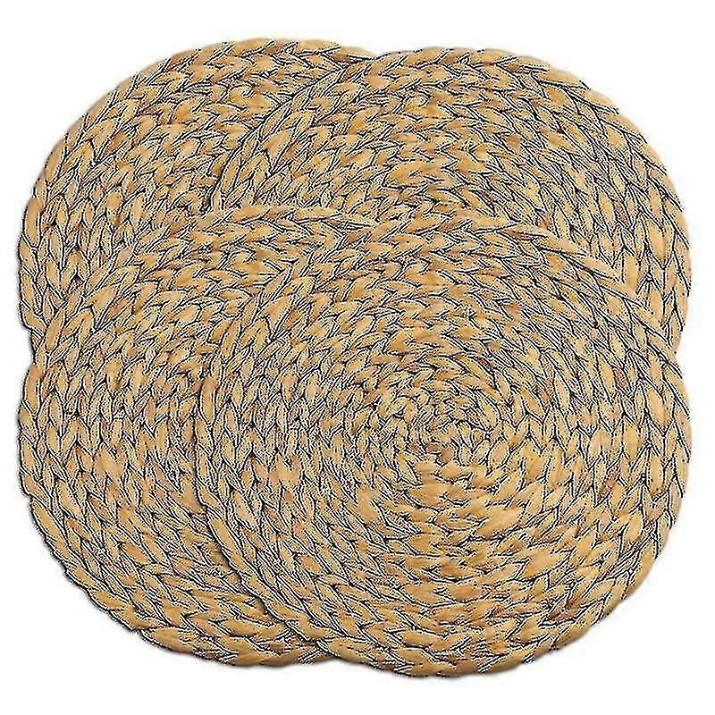 4Pcs Woven Placemats, Heat Resistant Insulation Non-Slip Mats