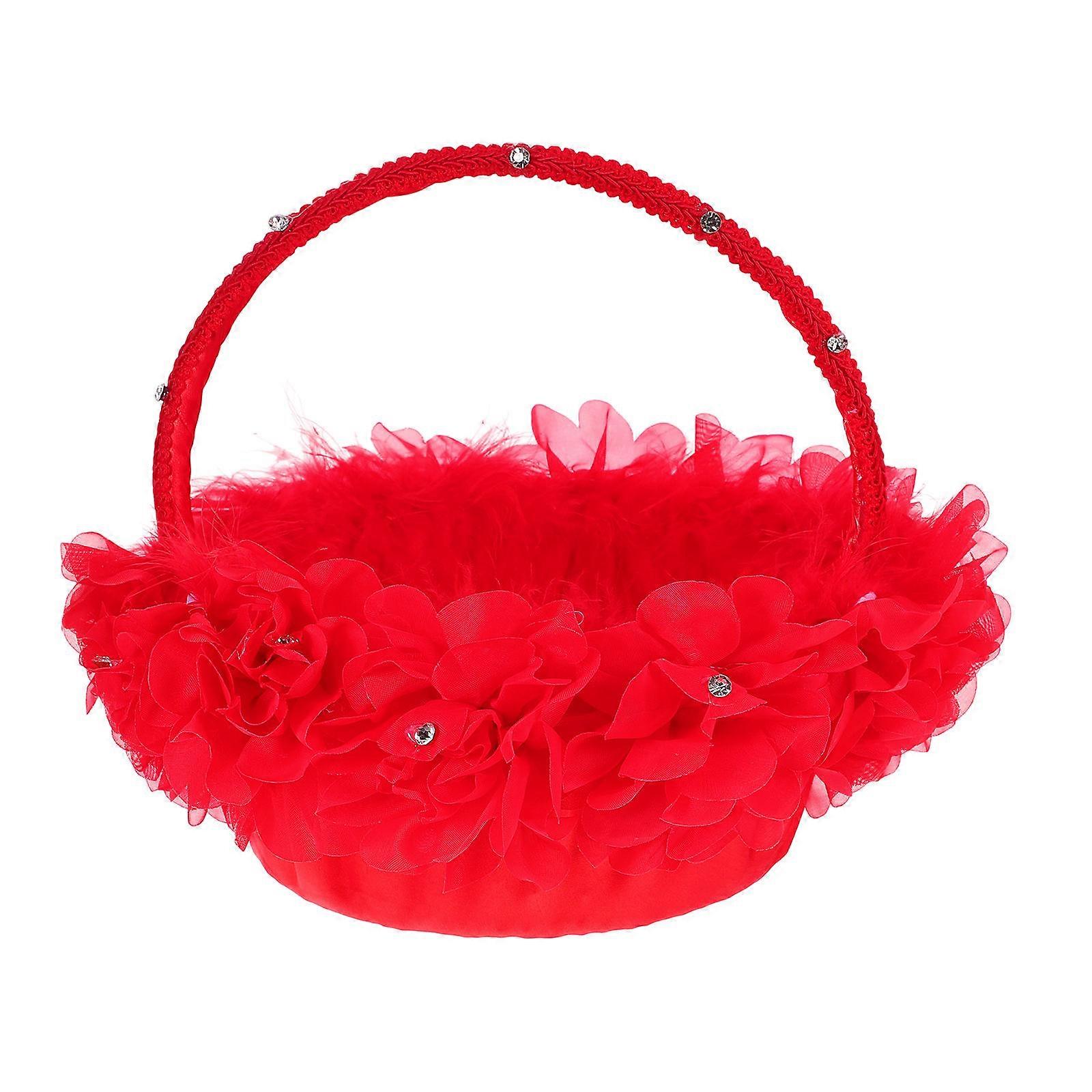 Stylish Rustic Basket for Wedding Rituals, Combines Tradition with Practicality