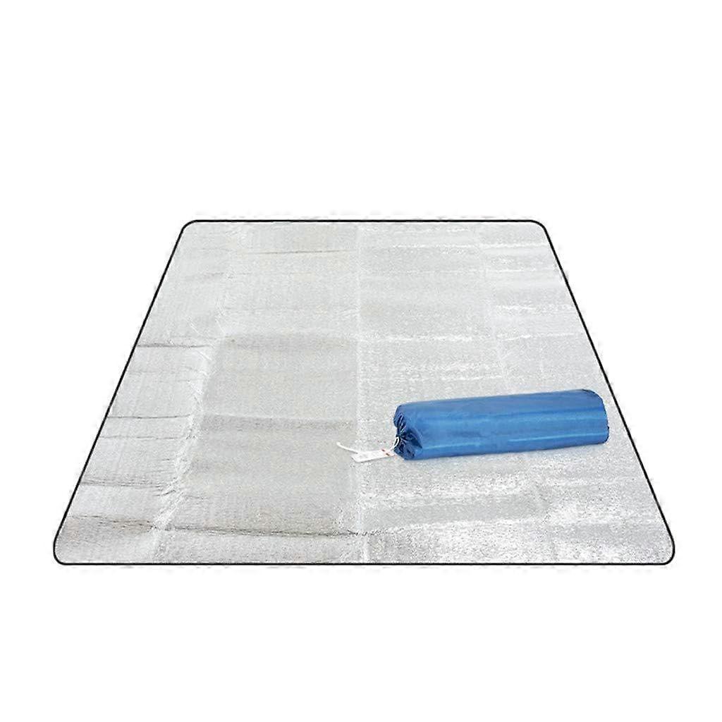 Double Sided Mattress Foldable Aluminum Foil Sleeping Blanket for Camping Ref: 7351