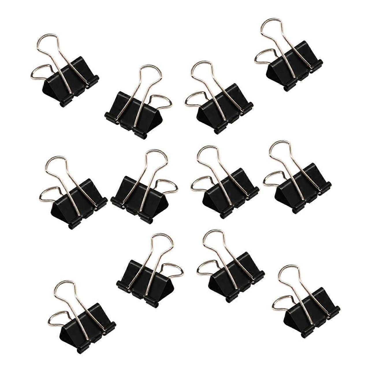 12Pcs Office Binder Clips Set, Large and Durable Paper Clips for Organizing Files, Documents, and School Supplies