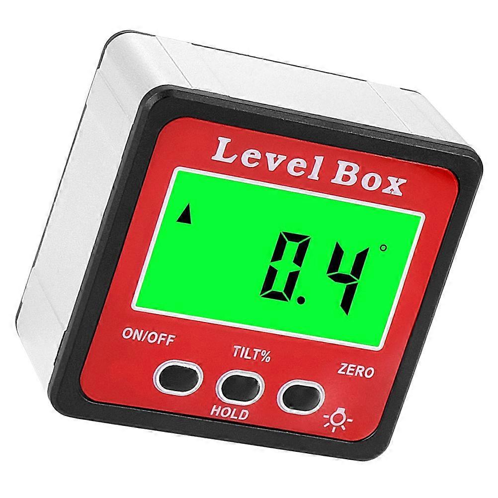 Electronic Angle Gauge with Magnet for Convenient Use on Metal Surfaces
