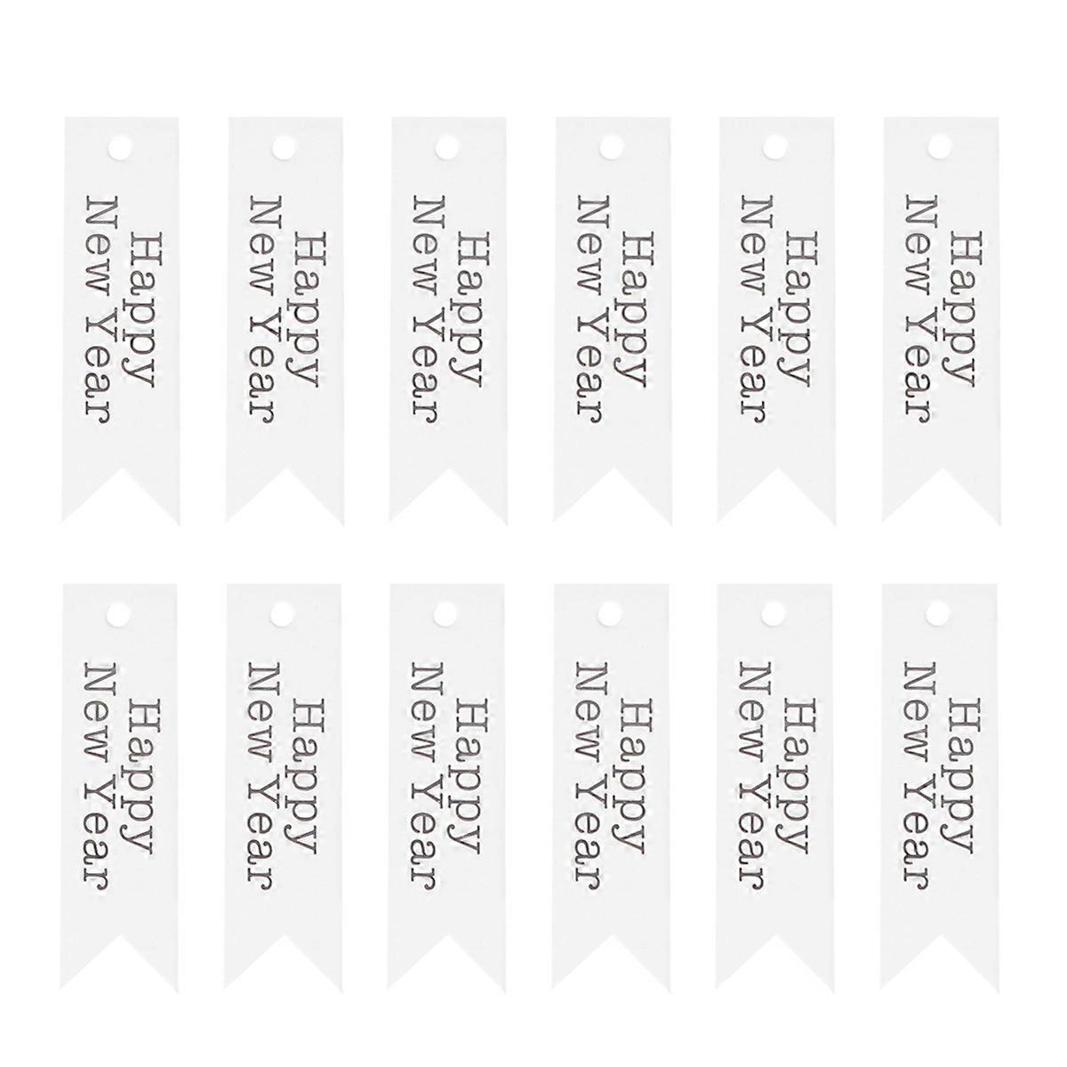 Kraft Paper Tag DIY Labels For Baking Store White 20*70mm 100Pcs