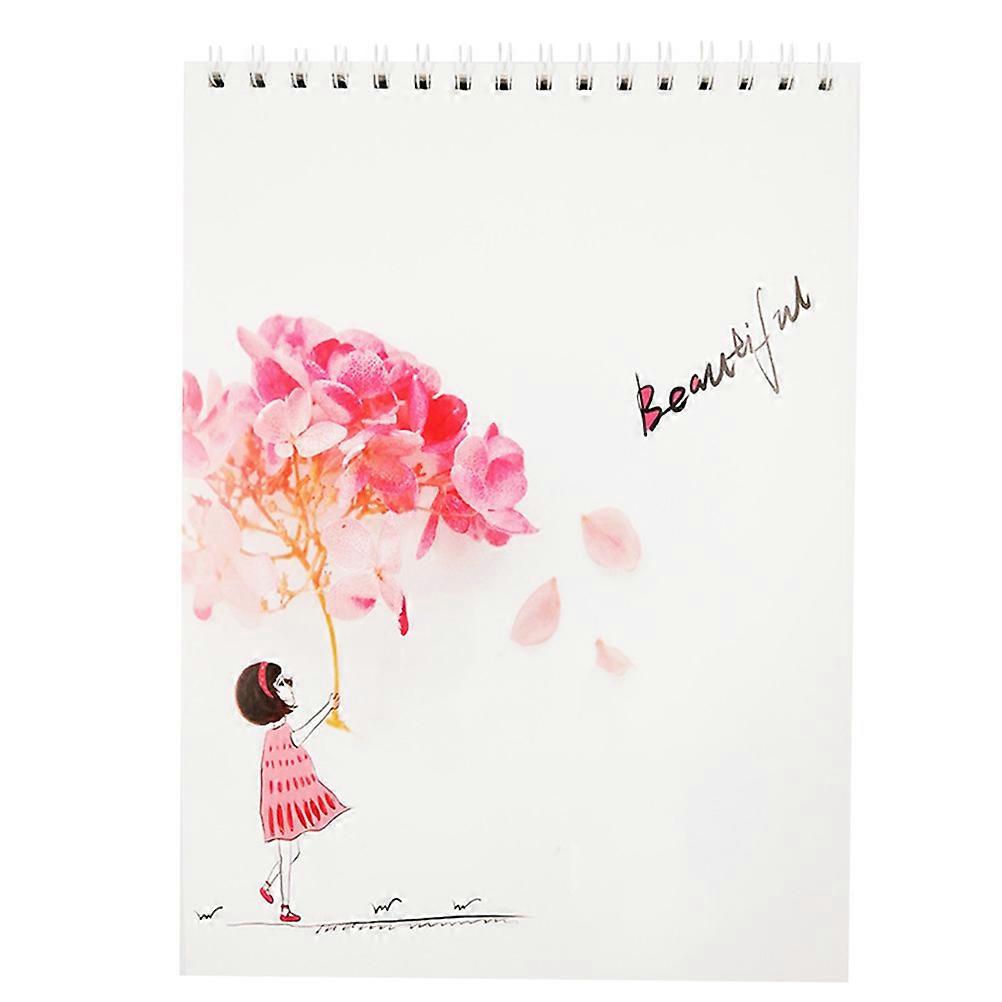 Painting Drawing Notebook Rectangle Wood Pulp Learning 29.7x21x3Cm 1Pc