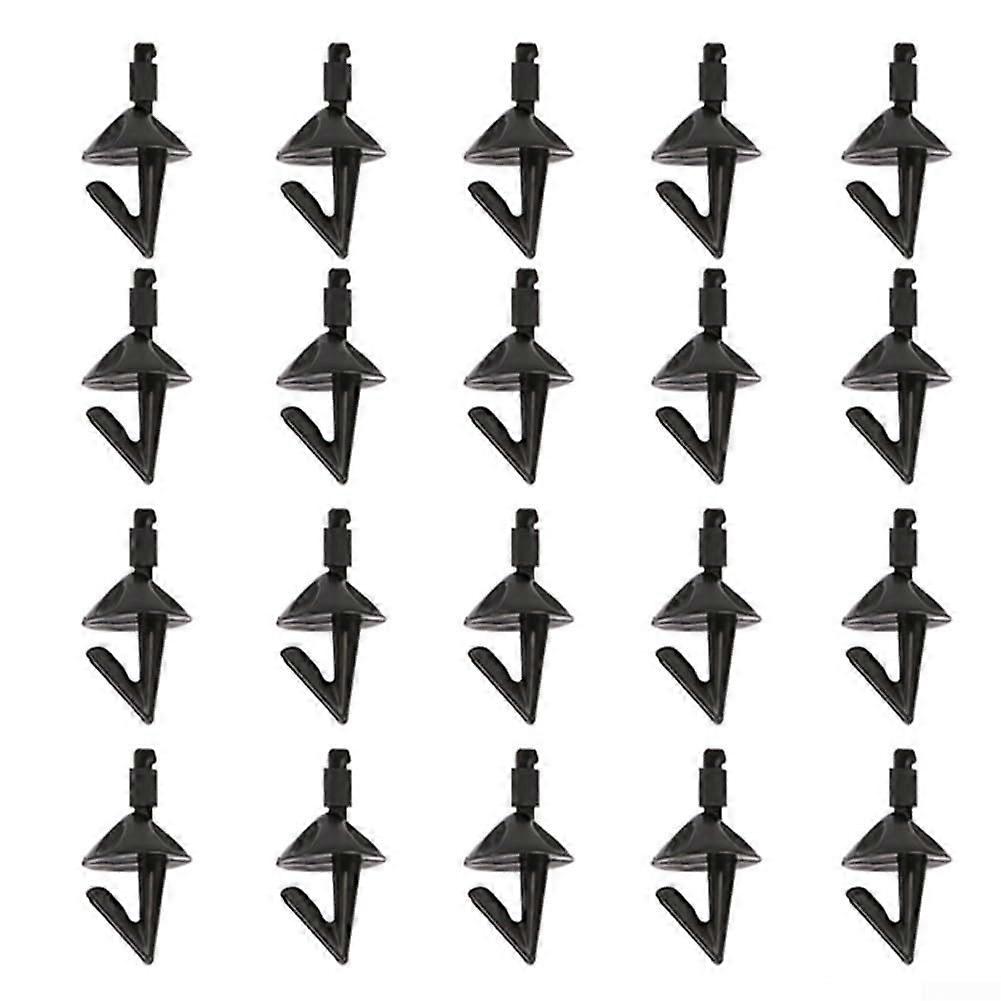 Fishing Signs Set of 20 with Automatic Release Clips for Long Track Fishing
