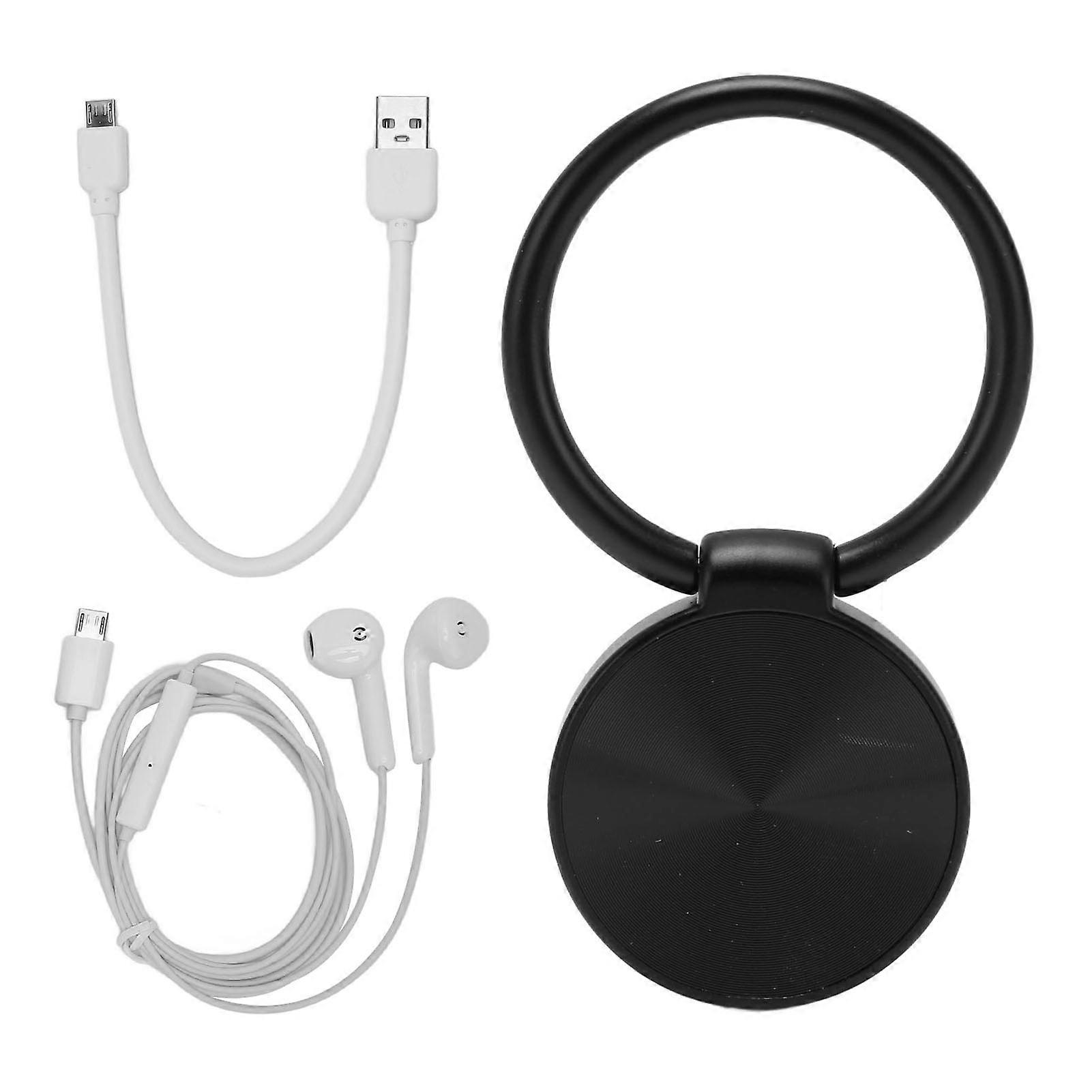 Enregistreur vocal porte-clés 4 Go AI Smart HD Réduction du bruit Mini enregistreur vocal numérique Enregistreur MP3