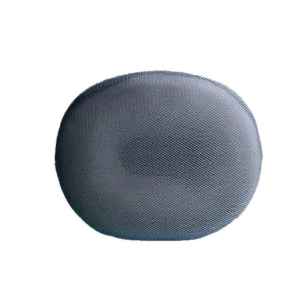 Hemorrhoids Cushion Donut Pillow for Pressure Sores Grey Mesh Reduction Bedridden Patients 40x31x7cm 1Pcs