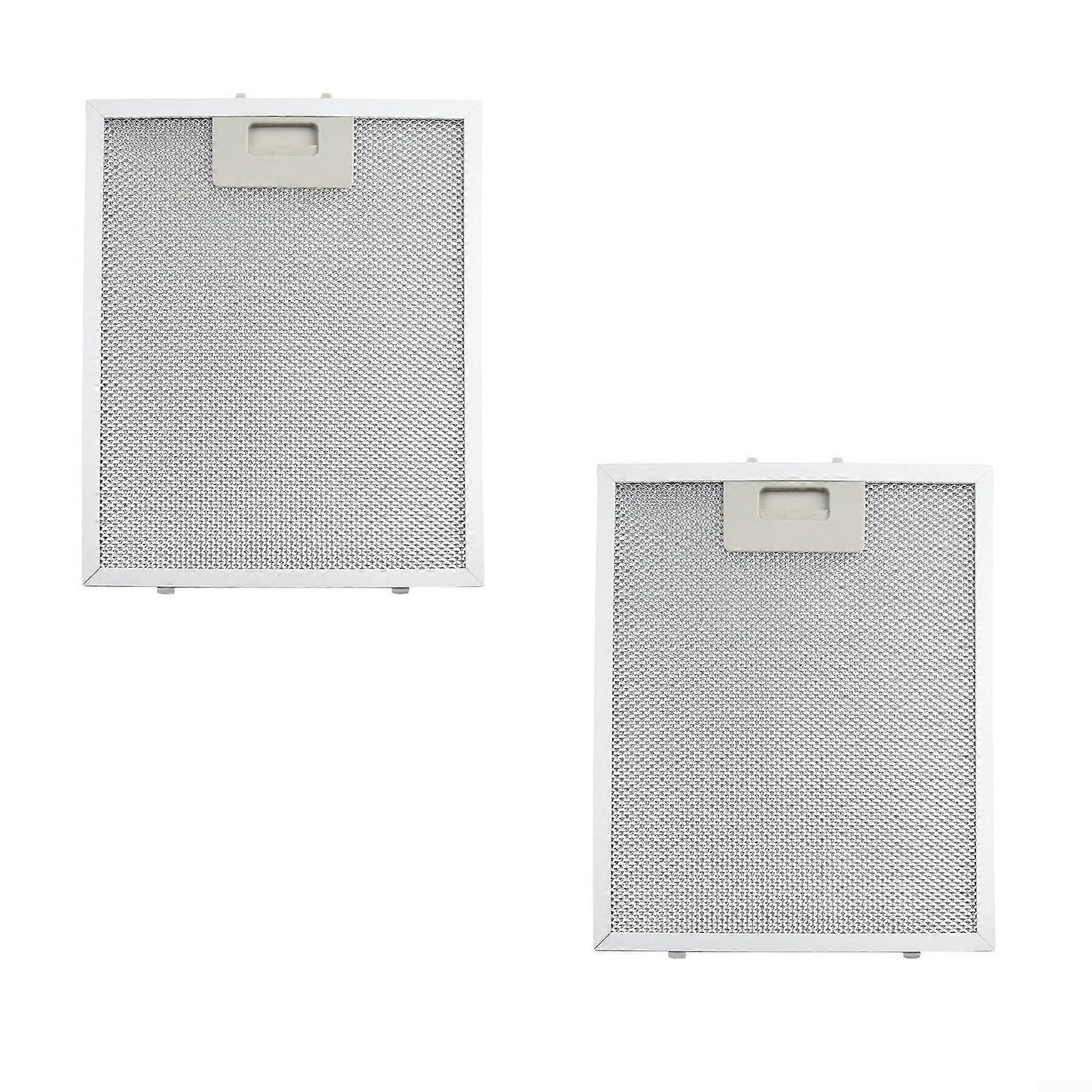 Metal Filter Cooker Hood Filter Metal Mesh Exhaust Filter 290 x 240 x 9 mm (2 Pieces) 2 pieces.