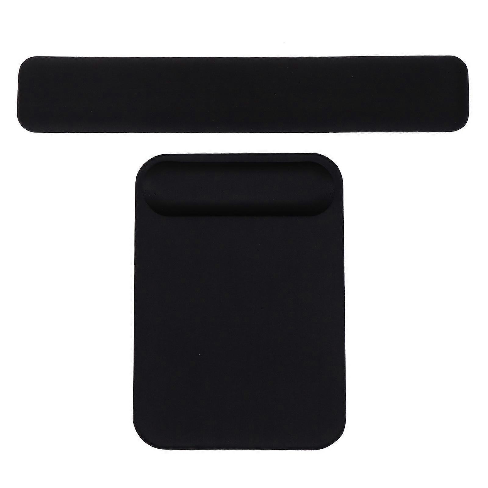 Mouse Pad and Keyboard Wrist Rest Set Non Slip Ergonomic Design for Office and Foam Support for Comfort and Style