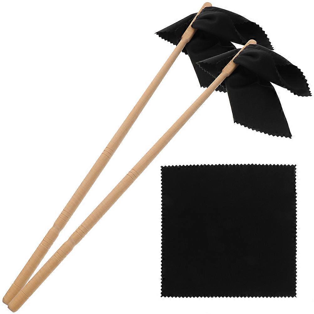 Flute Cleaning Rod And Cloth Flute Cleaning Tools Kit For Musicians Wood Moisture Absorption 1 Set
