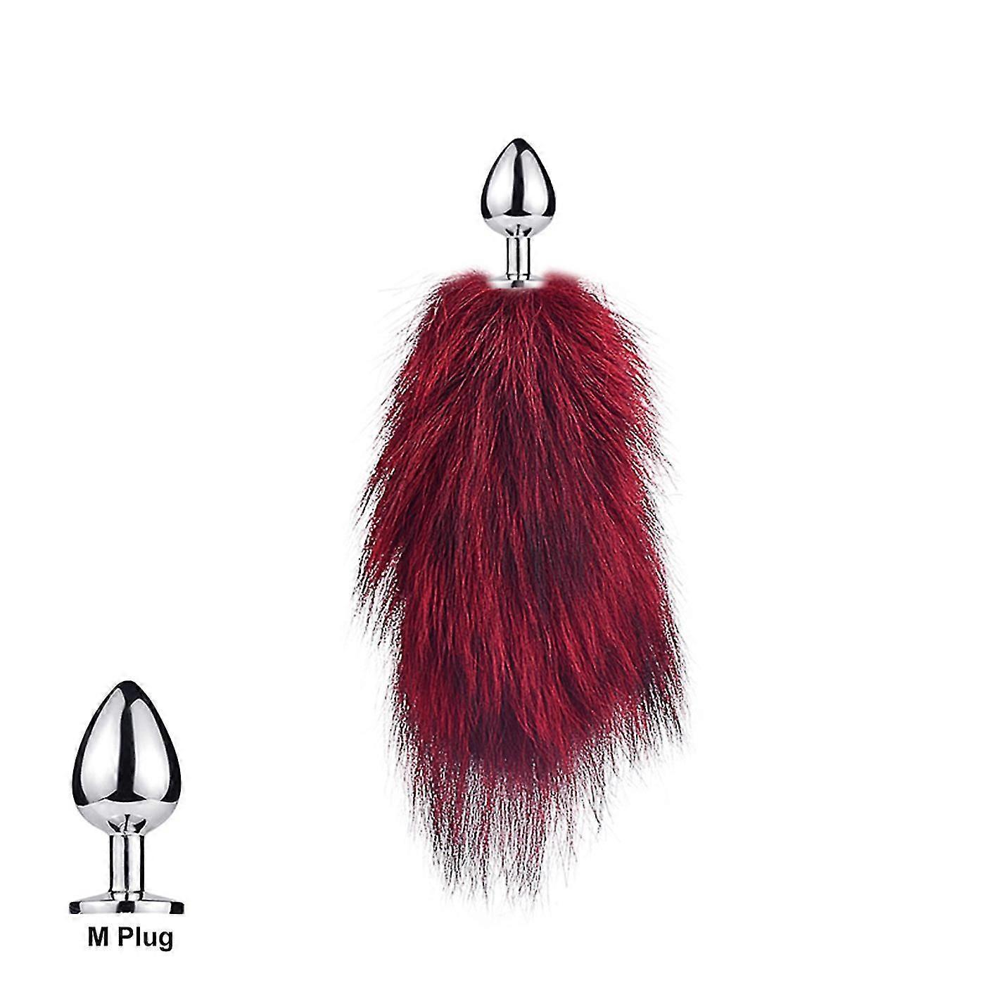 Tail Plug-in Fox Tail Cat Small Props Real Hair Small Tail Detachable Dog Playing Sp